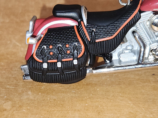 Vintage Hallmark Keepsake Ornament Harley-Davison Motorcycke Heritage Springer in Box #1 Motorcycle Milestones Series 1999 ho70