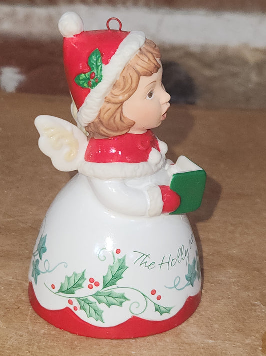 Hallmark Keepsake Ornament 2015 Holly 3rd in Heavenly Belles Series Porcelain Bell
