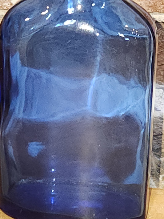 Vintage Medicine Bottle Phillips Cobalt Blue Glass Milk Magnesia Tablets vmb1