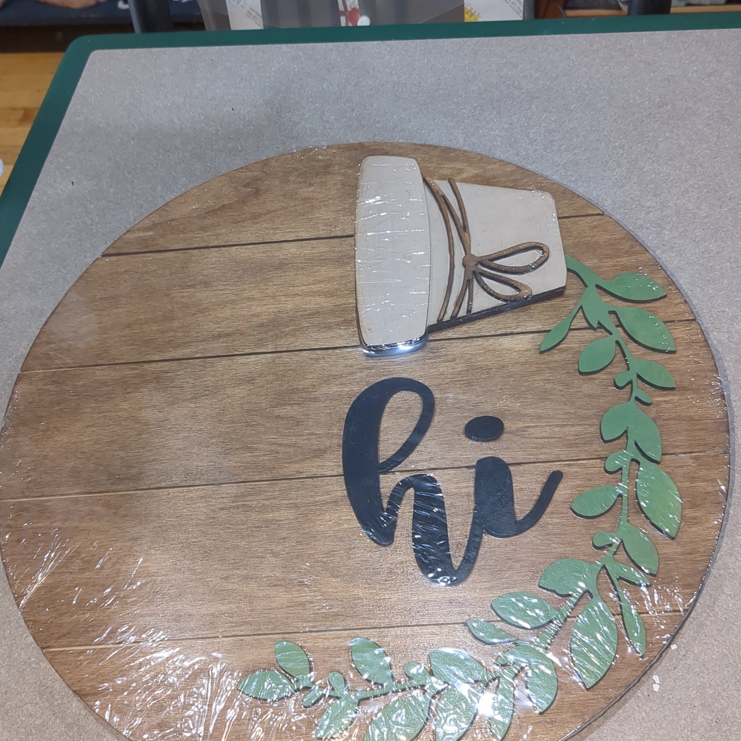 Stained, Pot spilling contents interchangeable door sign INSERTS SOLD SEPARATELY