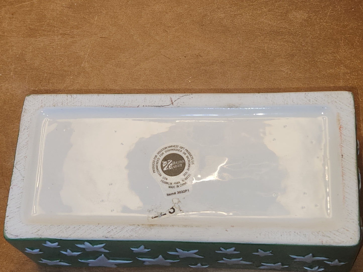 Houston Harvest Three Bears Ceramic Box Winter Stars tb76