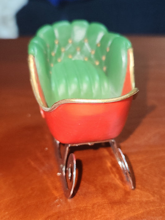 Vintage Hallmark Keepsake Ornament Merry Miniatures Santa Sleigh 1980