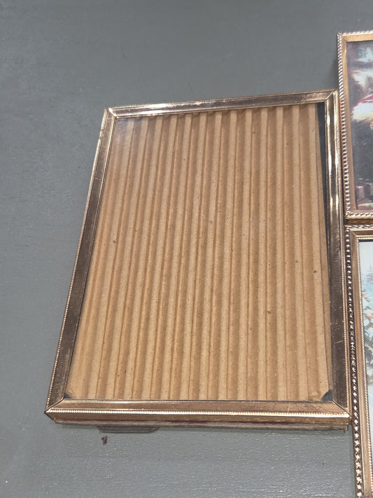 Vintage Photo Frames and Hinged Frame 7 Pieces fa9