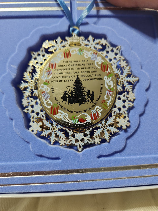 The White House Historical Association Collectible Christmas Ornament 2009 President Grover Cleveland wh09