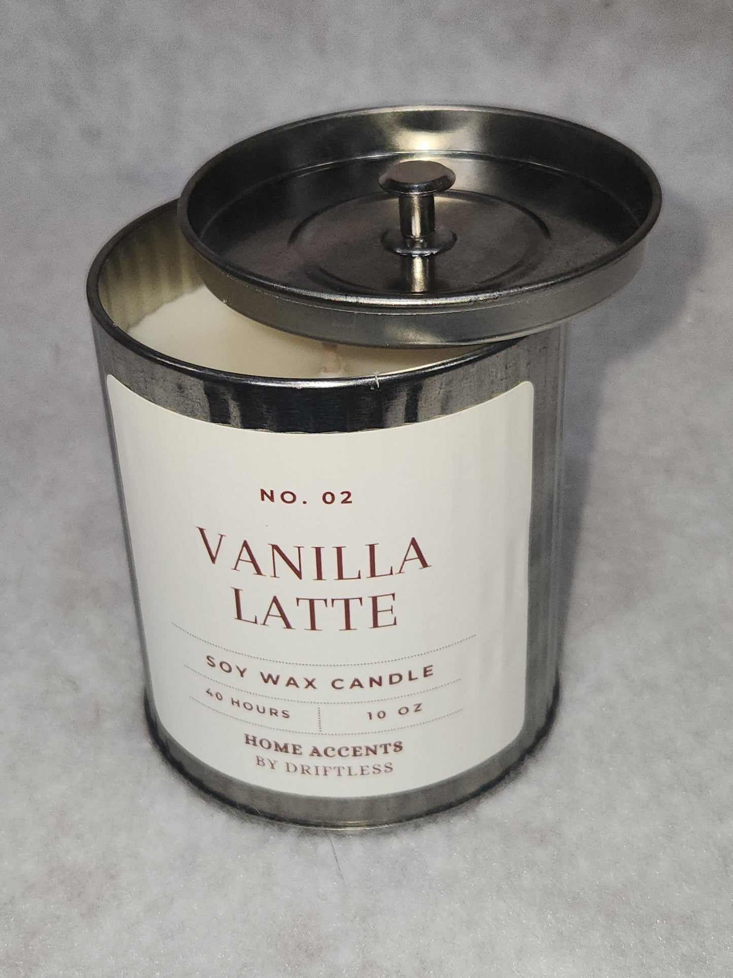 Home Accents Soy Wax Candle 10 oz Vanilla Latte vlc