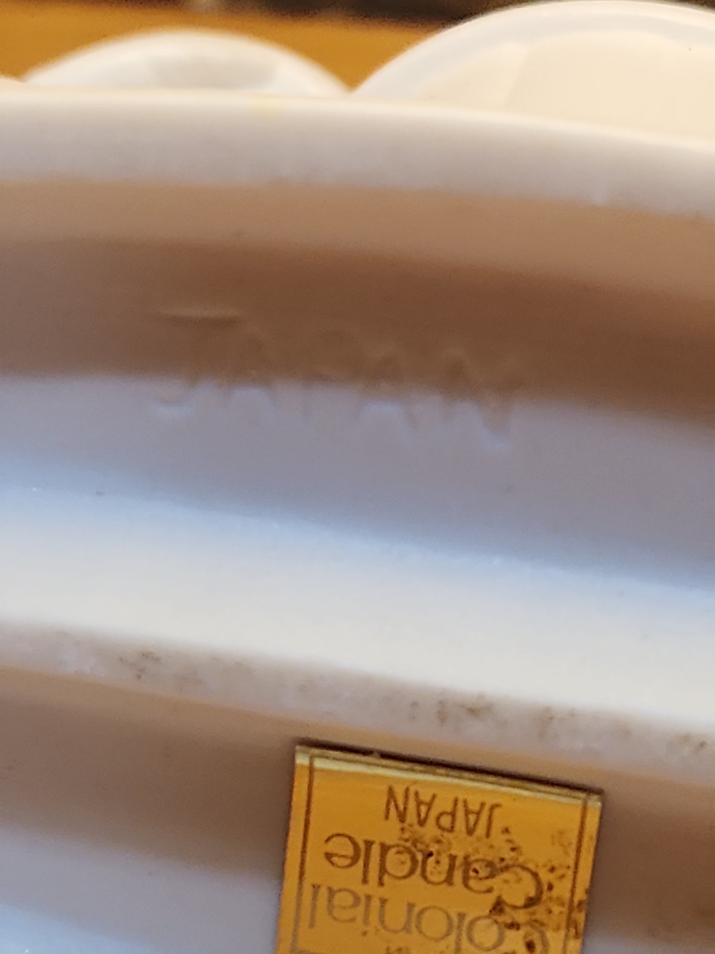 Vintage Colonial Candle Two Children Kneeling Porcelain Candle Holder Japan ch8