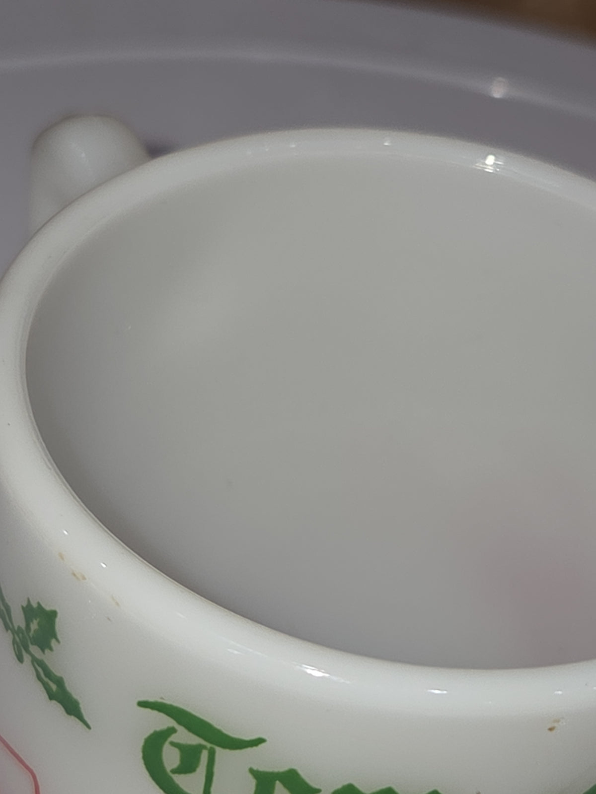 Vintage Hazel Atlass Milk Glass Eggnog Cup Mug Tom & Jerry 1 Replacement Mug