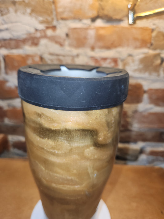 32 oz Stainless Steel Insulated Tumbler with Tumbler Lid and Ring to hold Coffee Cup from Coffee Shop AS IS CLEARANCE ct7