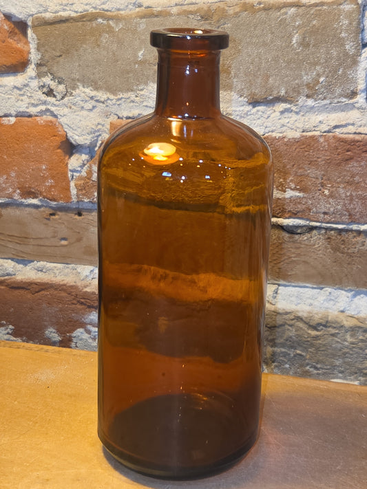 Vintage Medicine Bottles Owens-Illinois Glass Company Amber Glass vmb08