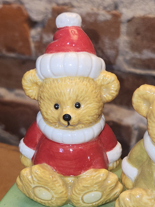 Houston Harvest Three Bears Ceramic Box Winter Stars tb76