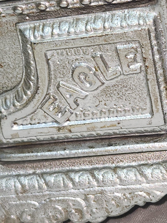 Antique Eagle Cast Iron Wood Burning Stove Salesmans Sample ci76