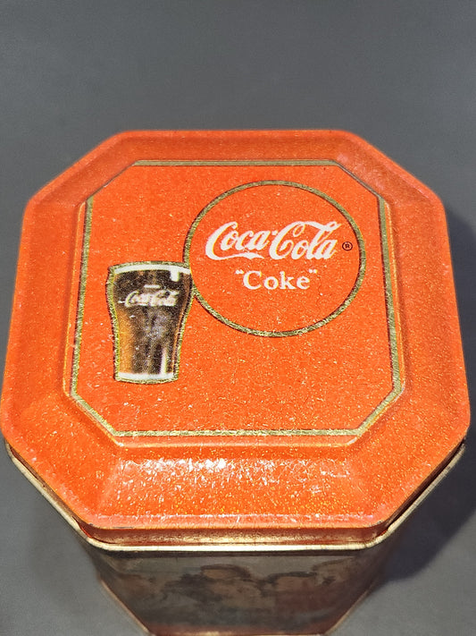 Vintage Tin Coca Cola Red Tin Maltshop Coke cct53