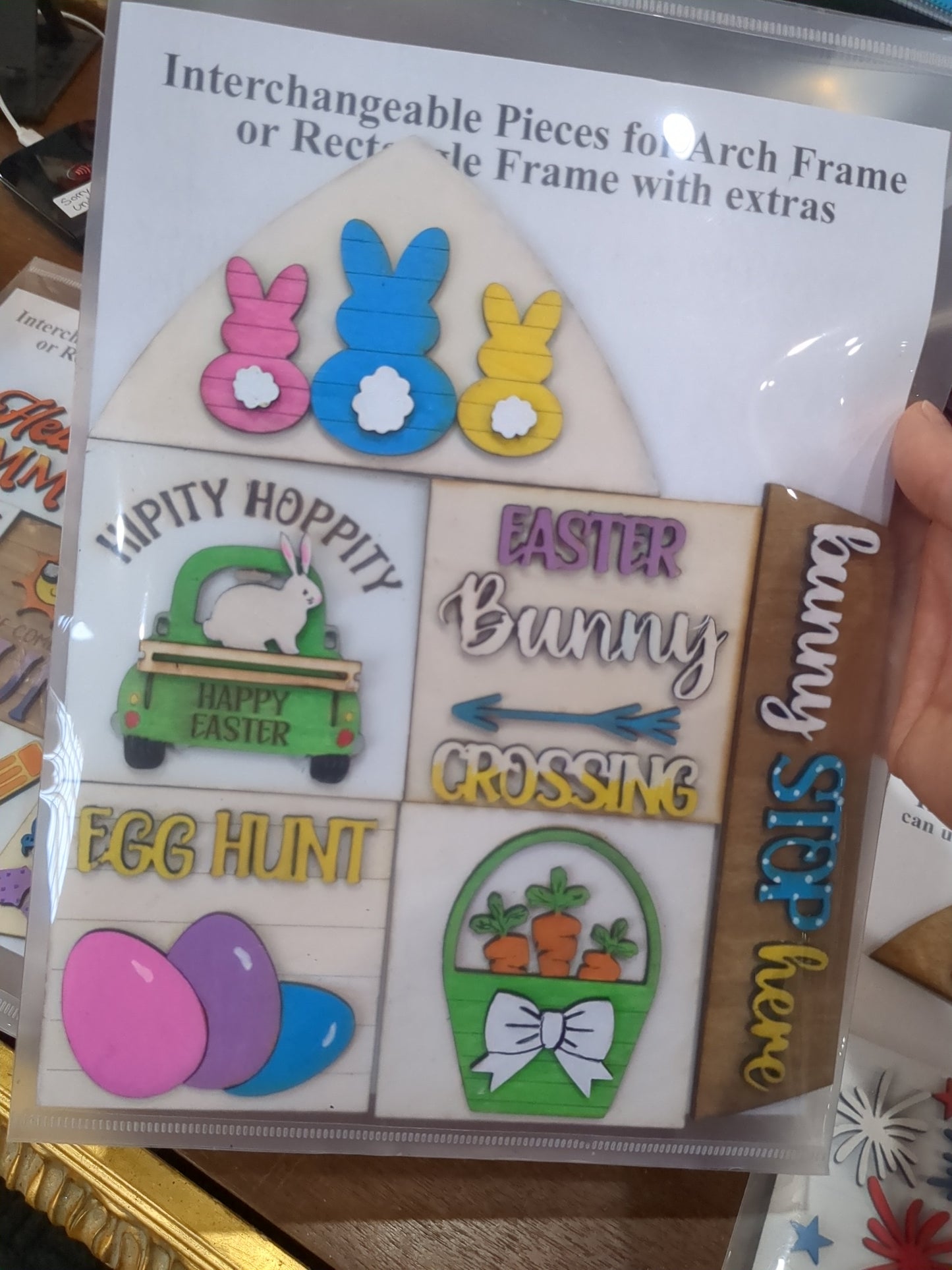 Easter Kit Interchangeable Arch or Rectangle frame FRAME SOLD SEPARATELY