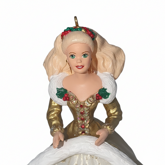 Vintage Hallmark Keepsake Ornament Holiday Barbie 2nd in Holiday BARBIE Series 1994 Hob6