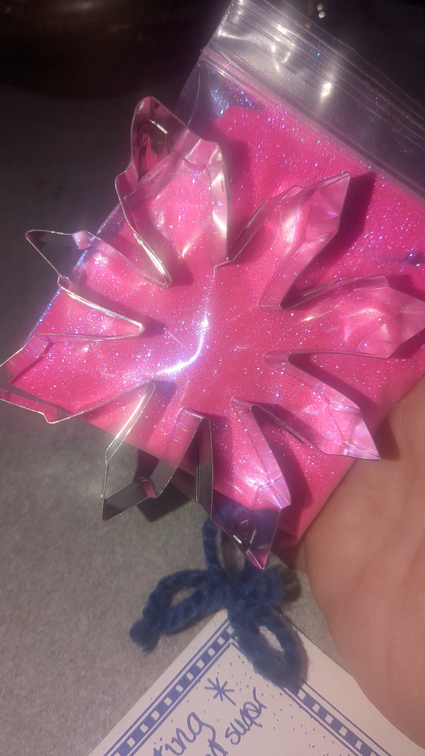 AC6 Ann Clark Snowflake Cookie cutter with recipie