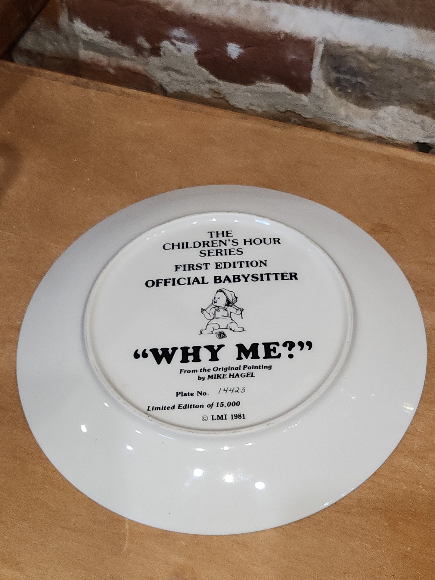 Vintage First Edition The Children's Hour Series Official Babysitter "Why Me?" By Mije Hagel 1981 pl67