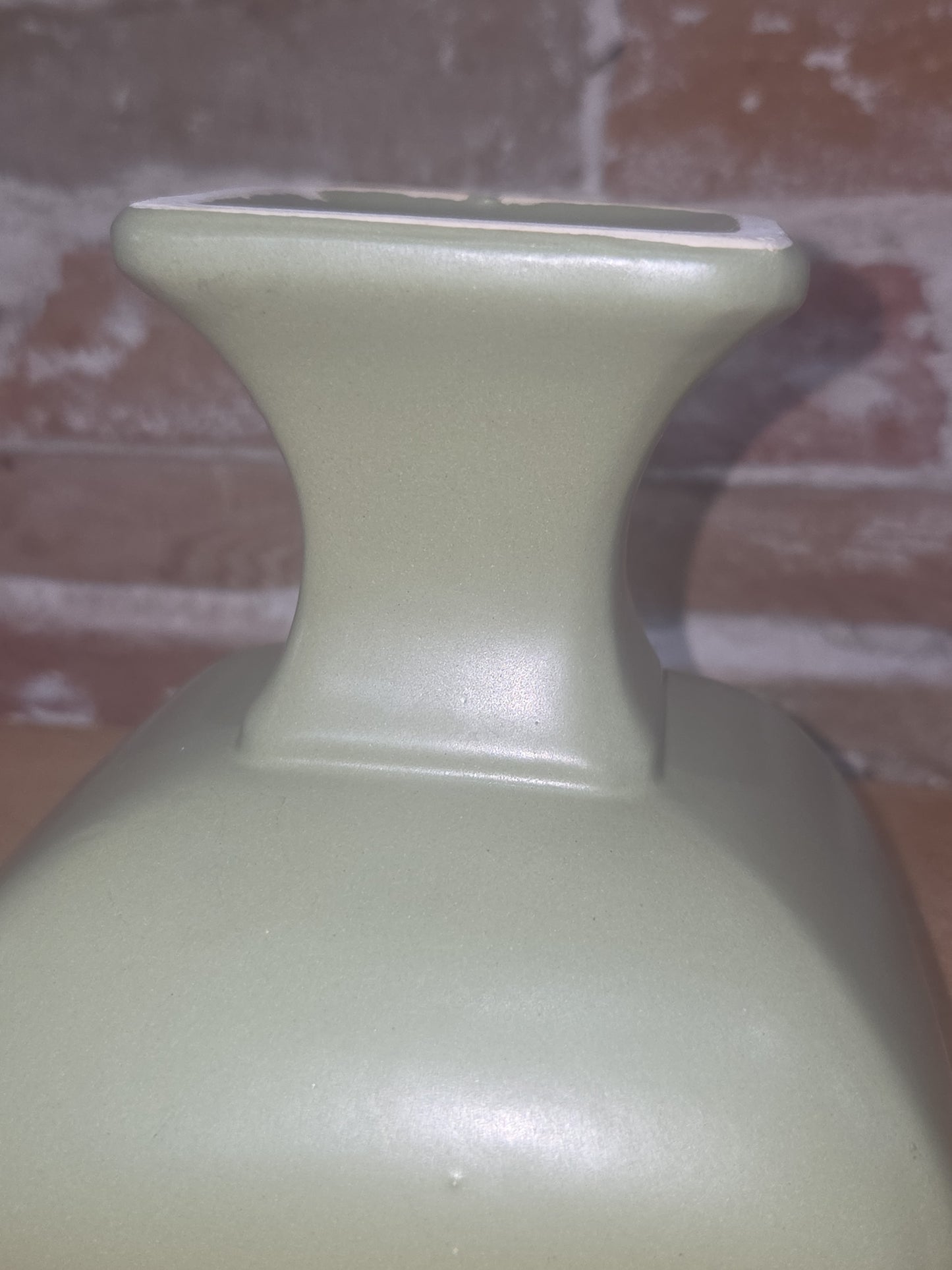 Vintage Planter McCoy Floraline USA 460 Pedestal Olive Green AS IS Read Description pl90