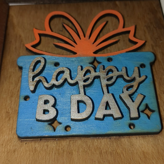 Birthday Insert Kit for Interchangeable Frame Can Fit Arch, Rectangle, or Square Frame FRAMES SOLD SEPARATELY
