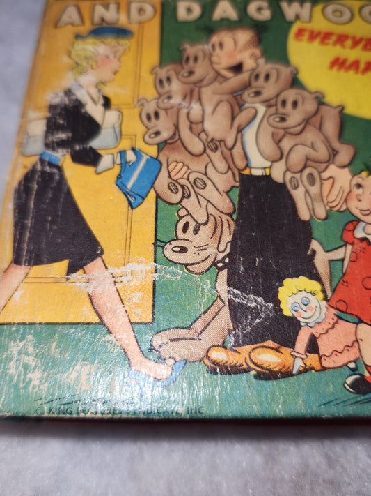Vintage Big Little Book Better Little Book Blondie and Dagwood Everybody's Happy