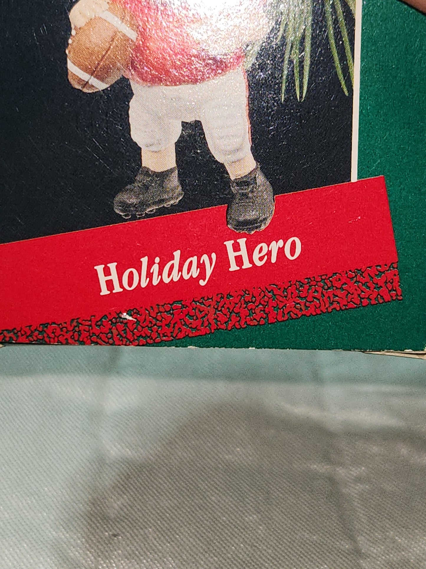 Vintage Hallmark Keepsake Ornament 1988 Holiday Hero Football Player