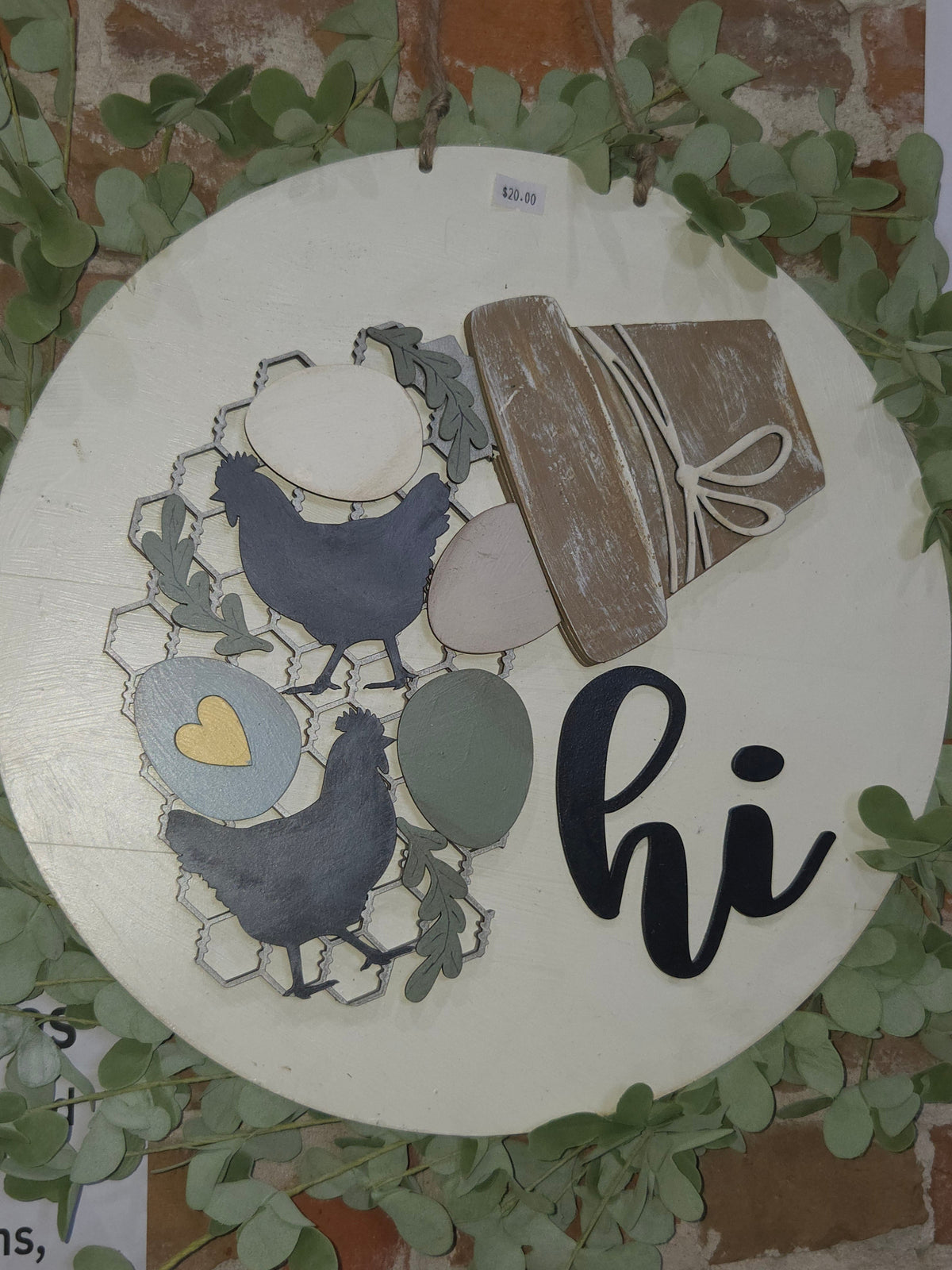 Interchangeable Door Sign Pot Spilling