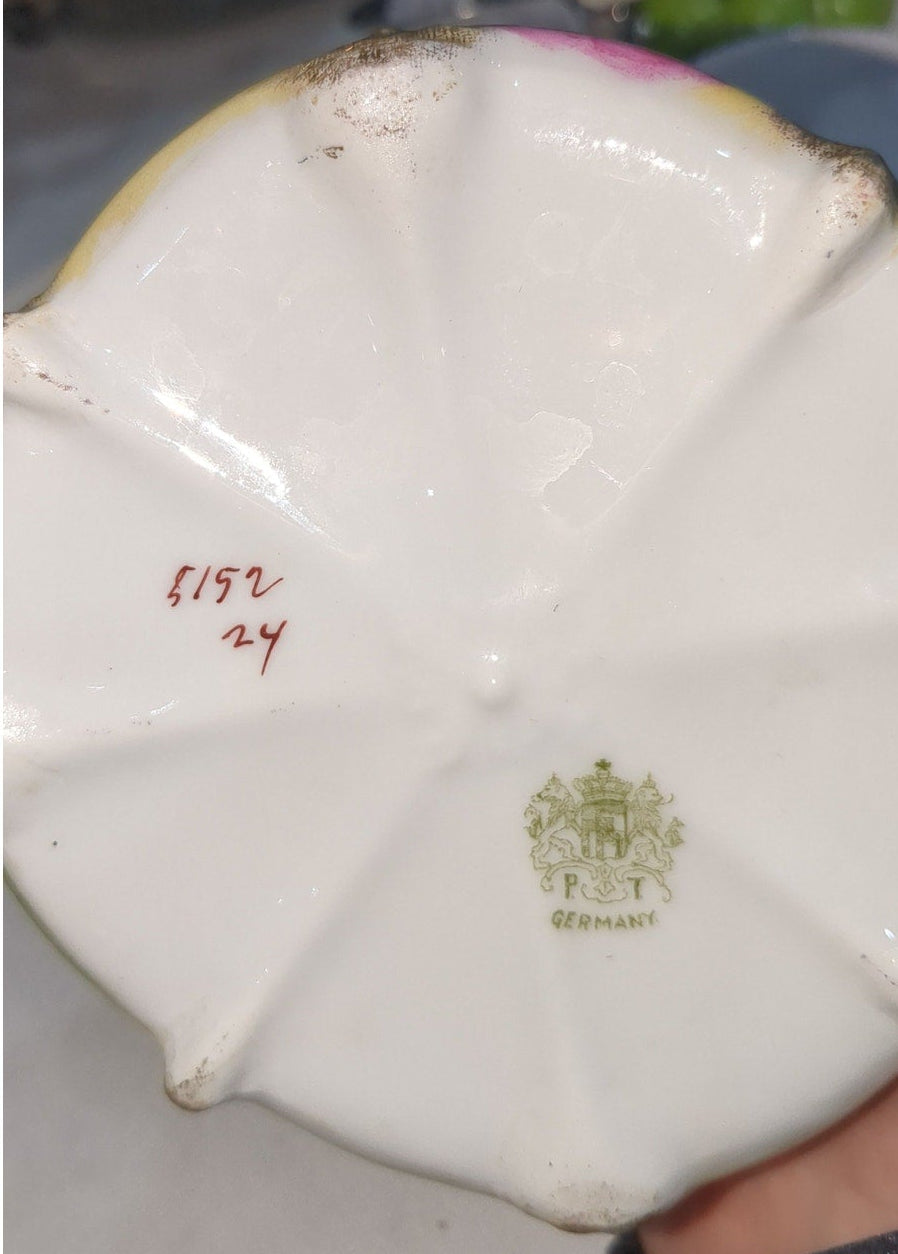 Vintage Porcelain Sugar Dish with Lid PT Germany