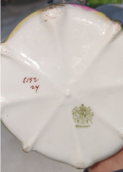 Vintage Porcelain Sugar Dish with Lid PT Germany