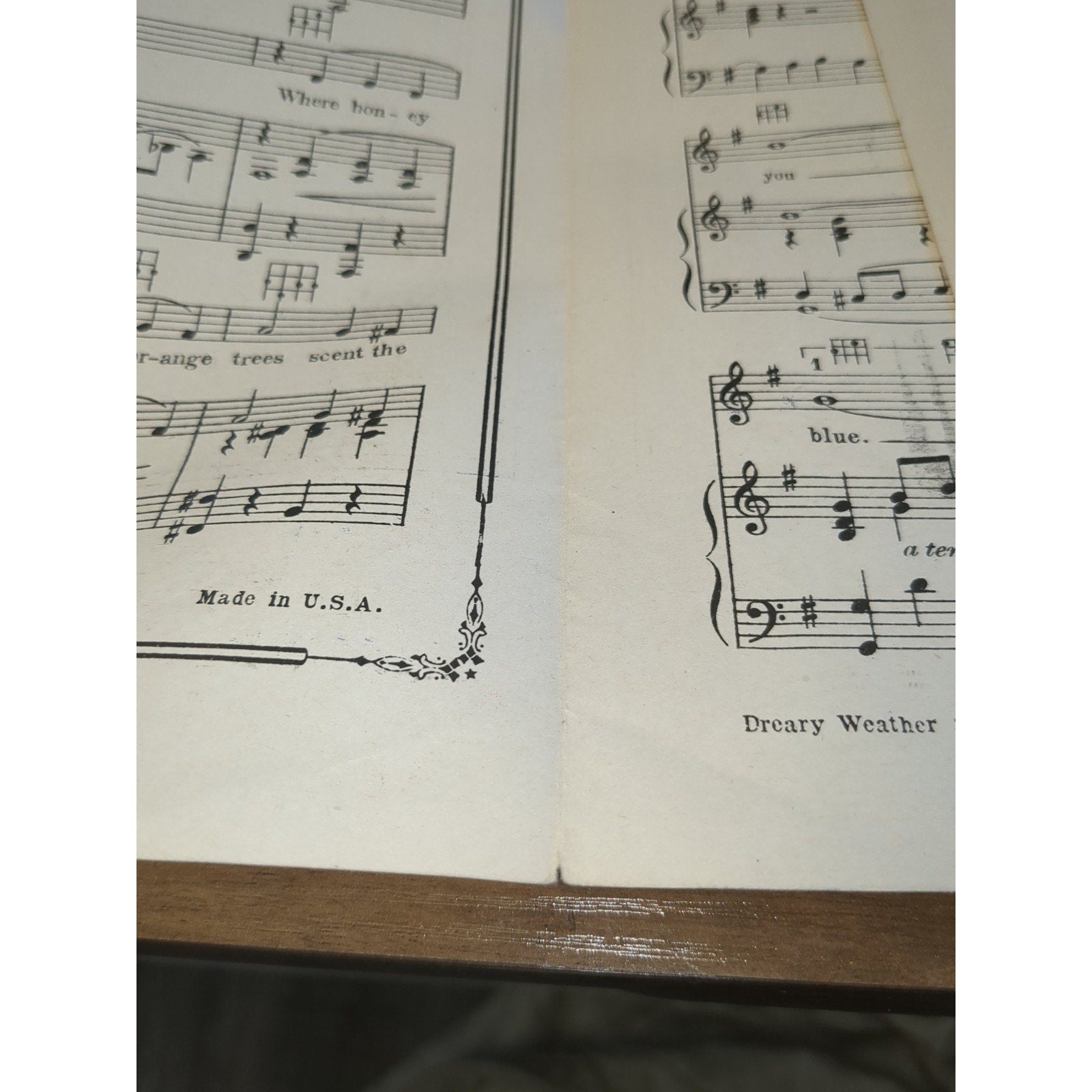 Dreary Weather: Univ of Penn. Fox Trot - 1924 sheet music - Fred & Tom Waring