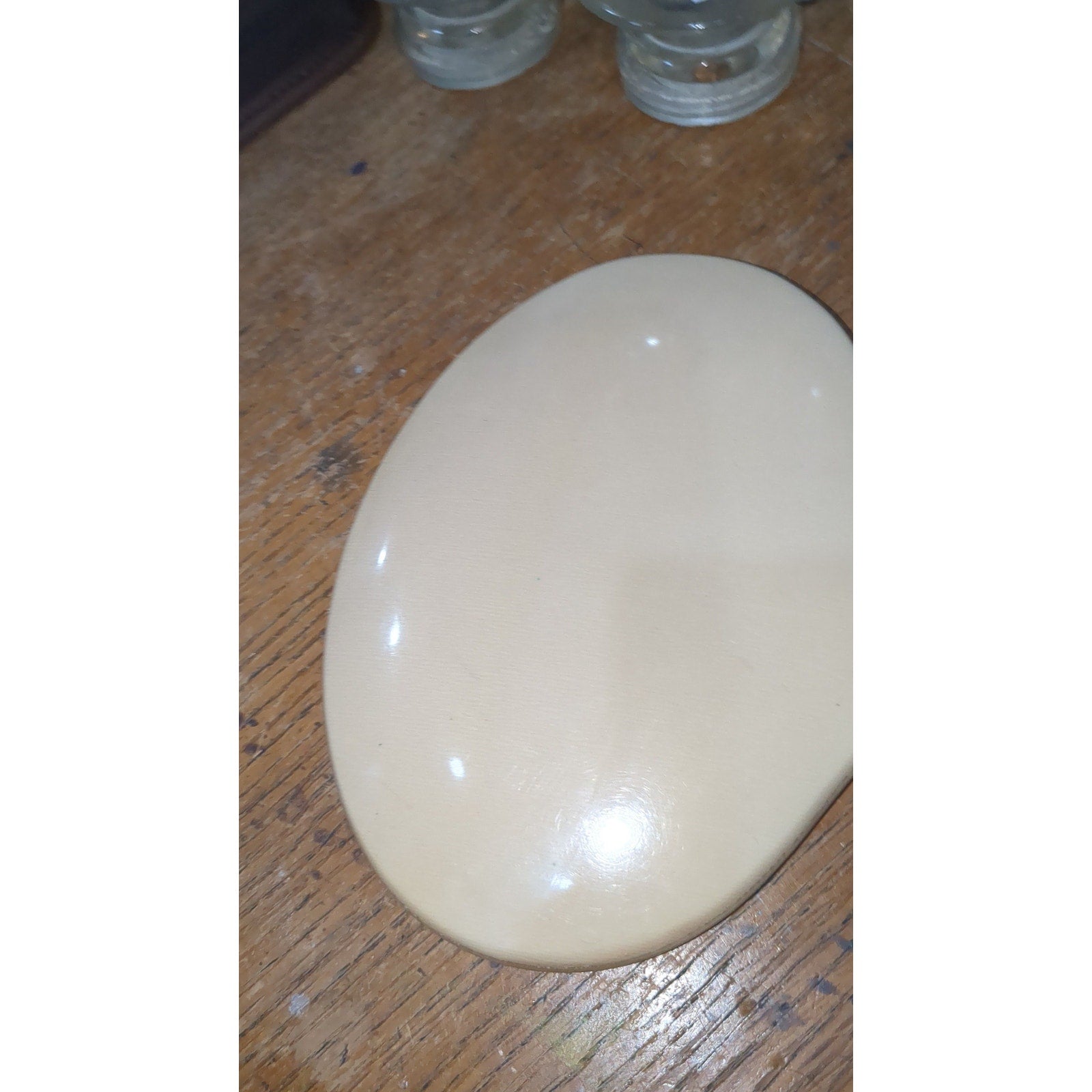 Vintage Celluloid Handheld Mirror