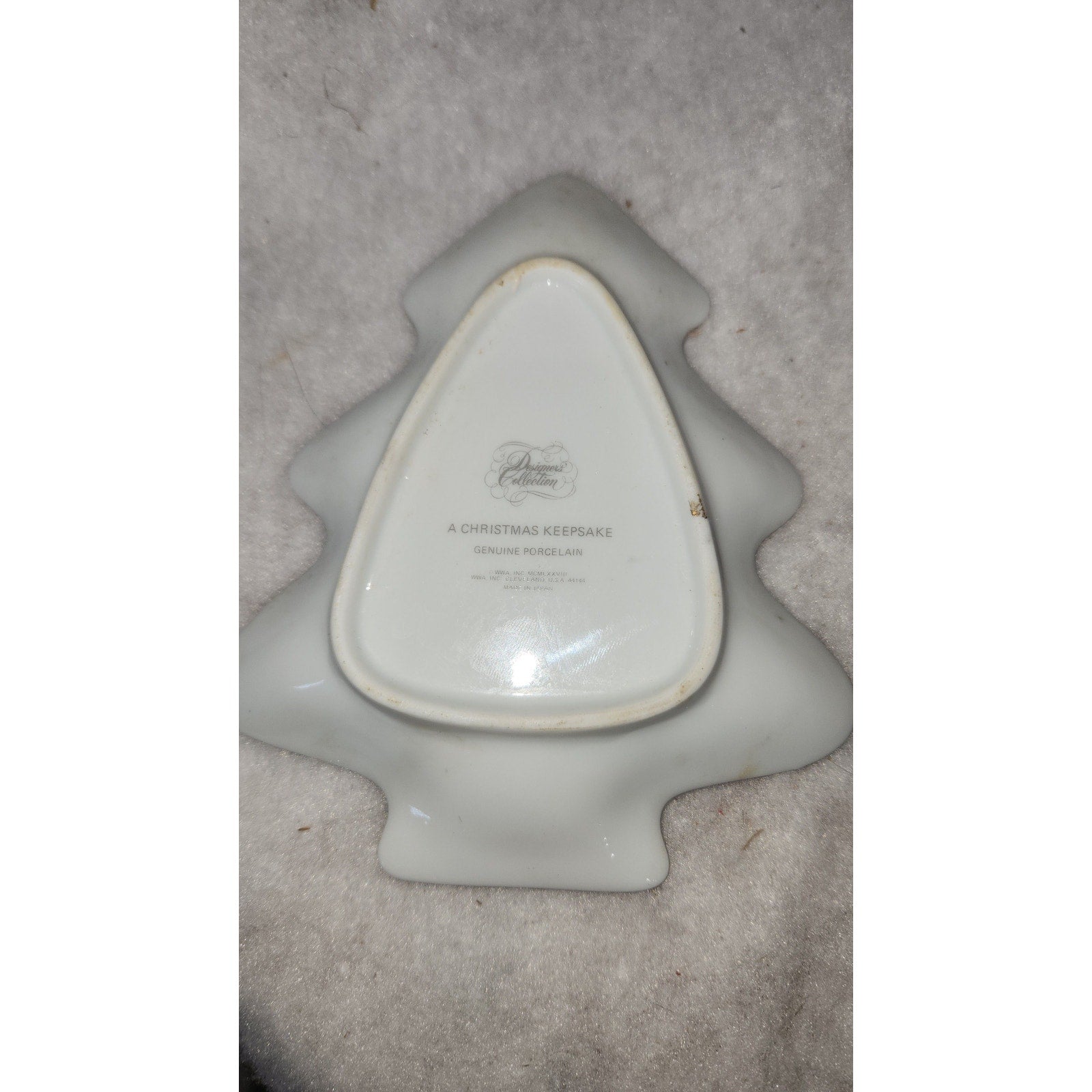 vintage Designer's Collection A Christmas Keepsake candy trinket dish