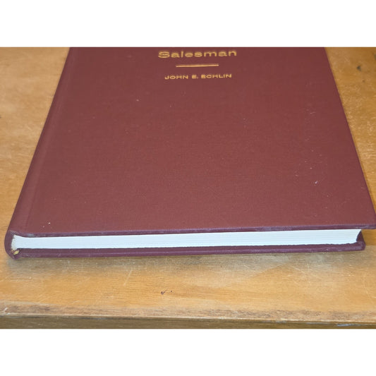 Vintage Hardcover The Professional NAPA Salesman Book By John E. Echlin 1967