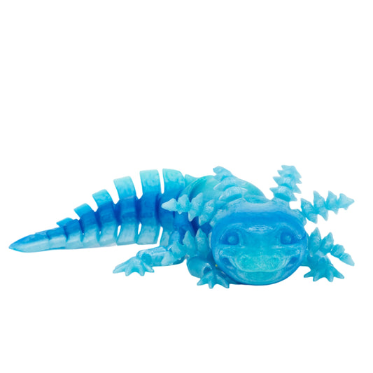 Axolotl Figurine | Multiple Colors | Black Sheep Products LLC Crystal Blue