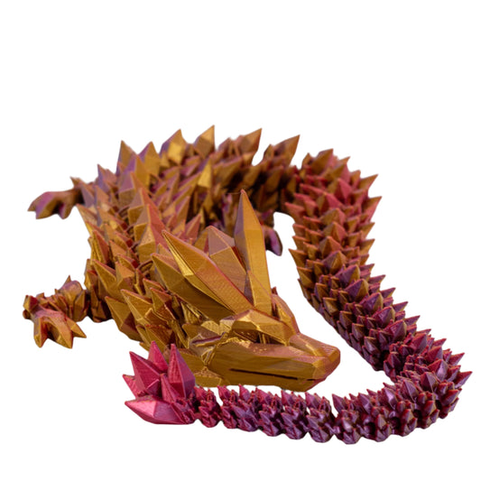 3D Printed Crystal Dragon | Multiple Colors | Black Sheep Products LLC