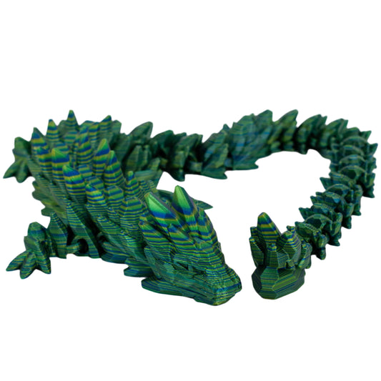 3D Printed Gemstone Dragon Fidget | Multiple Colors | Black Sheep Products LLC