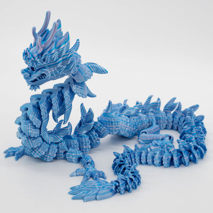 3D Printed Oriental Dragon Fidget | Multiple Colors | Black Sheep Products LLC