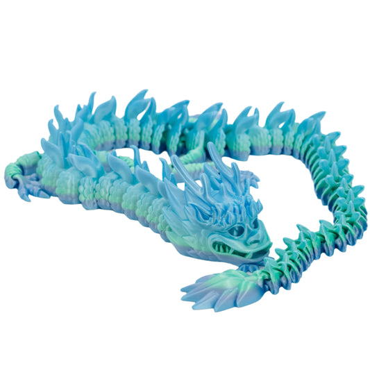 3D Printed Oriental Dragon Fidget | Multiple Colors | Black Sheep Products LLC