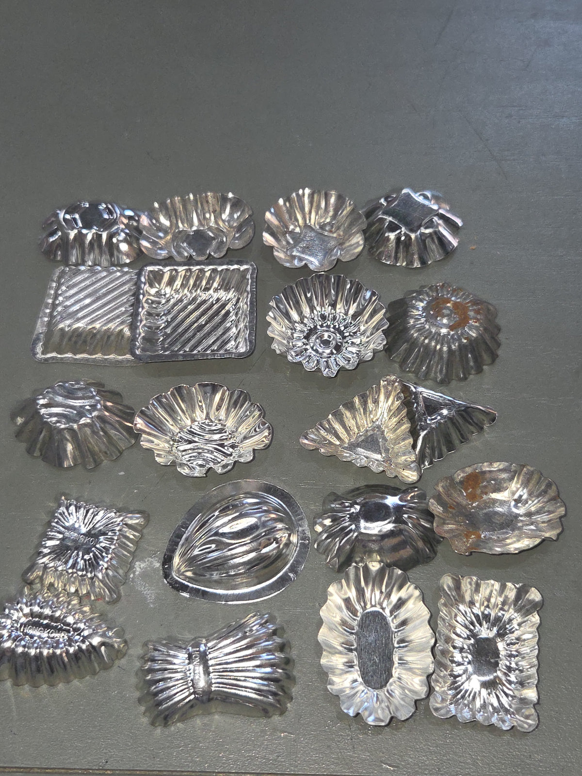 Vintage Molds Chocolate Butter Candy Set of 20 with 13 Different Patterns