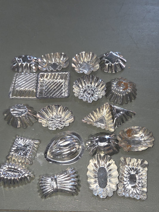 Vintage Molds Chocolate Butter Candy Set of 20 with 13 Different Patterns