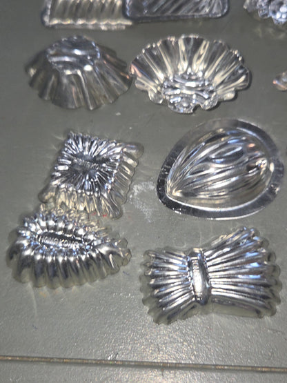 Vintage Molds Chocolate Butter Candy Set of 20 with 13 Different Patterns