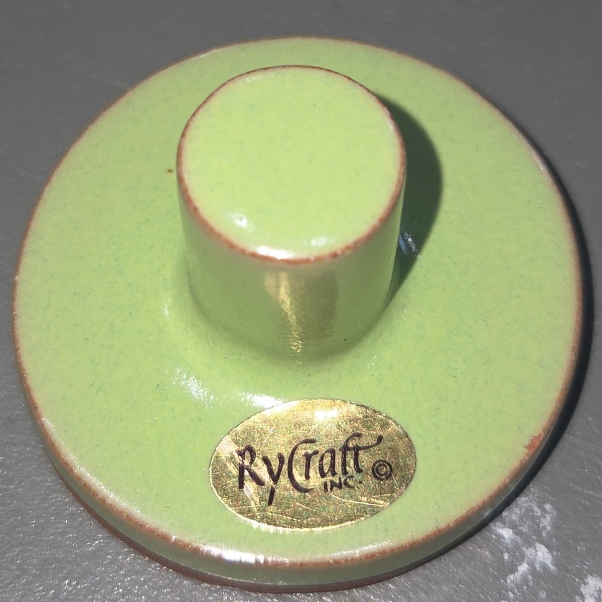 Vintage Collectible Cookie Stamp Rycraft Terra Cotta Wheat Pattern as is cs9