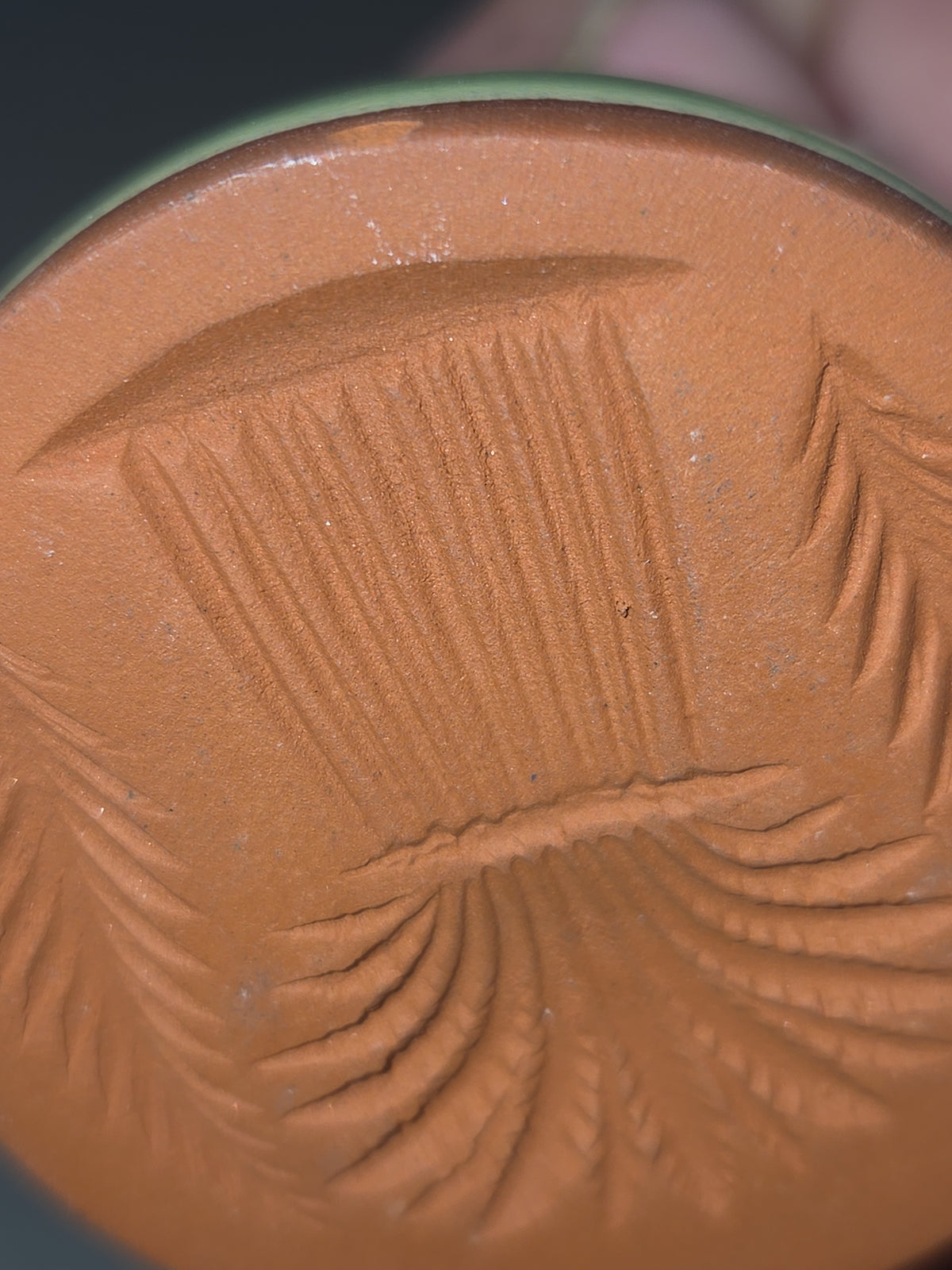 Vintage Collectible Cookie Stamp Rycraft Terra Cotta Wheat Pattern as is cs9