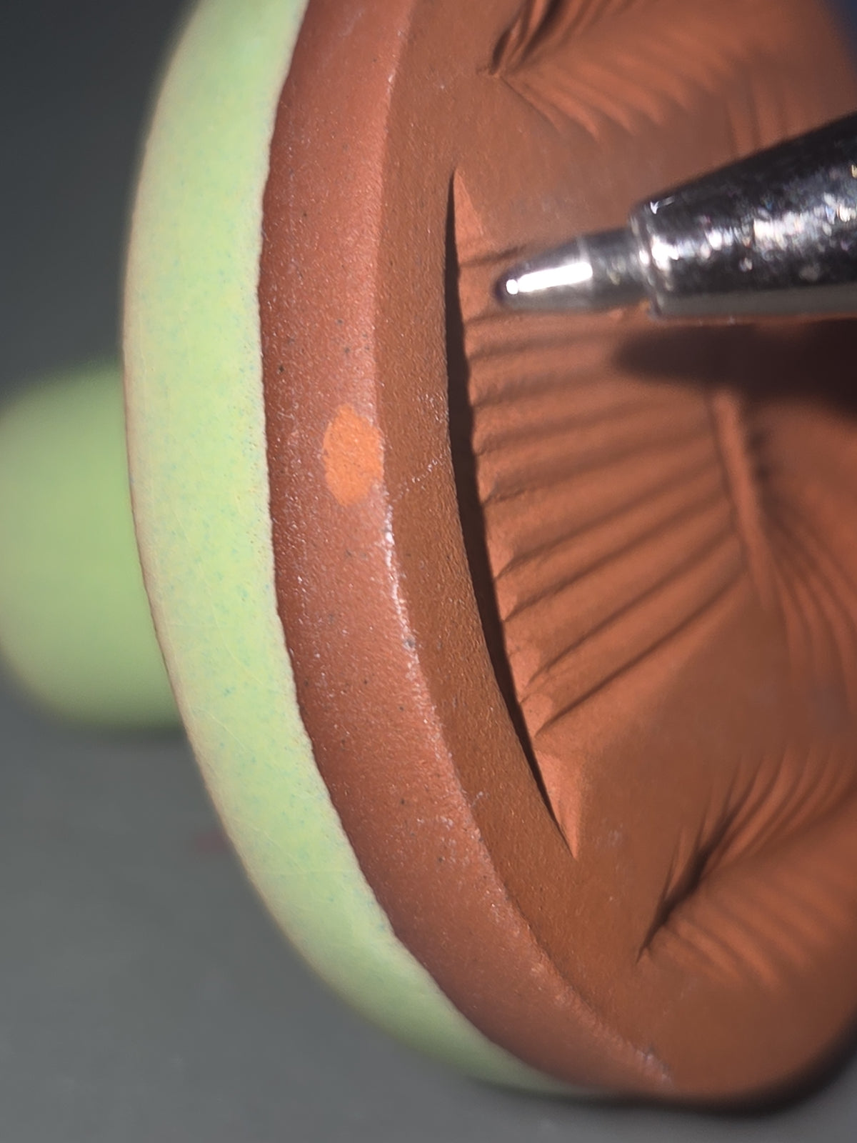 Vintage Collectible Cookie Stamp Rycraft Terra Cotta Wheat Pattern as is cs9