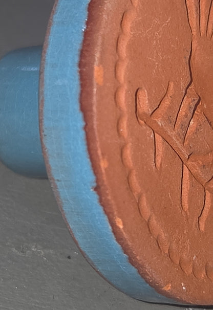 Vintage Cookie Stamp Rycraft Terra Cotta Bird on Branch Pattern AS IS