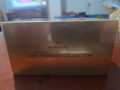Vintage Hallmark Tree-Trimmer Ornament 1980 Merry Carousel Twirl About Motion 3rd in Series Santa Reindeer