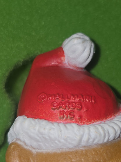 Vintage Hallmark Tree-Trimmer Ornament A Christmas Treat Bear Candy Cane 1979
