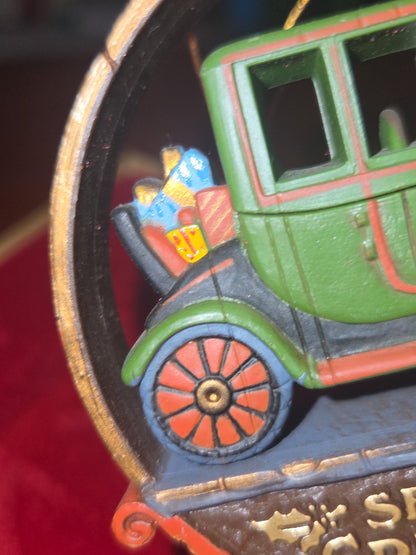 Vintage Hallmark Season's Greetings 1977 Hallmark Nostalgia Ornament Antique Car w/ Original Box