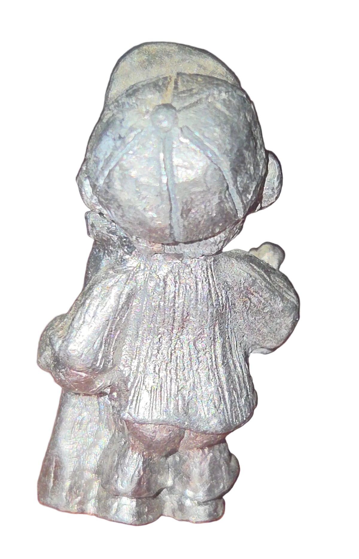 Vintage Mini Pewter Baseball Player Boy