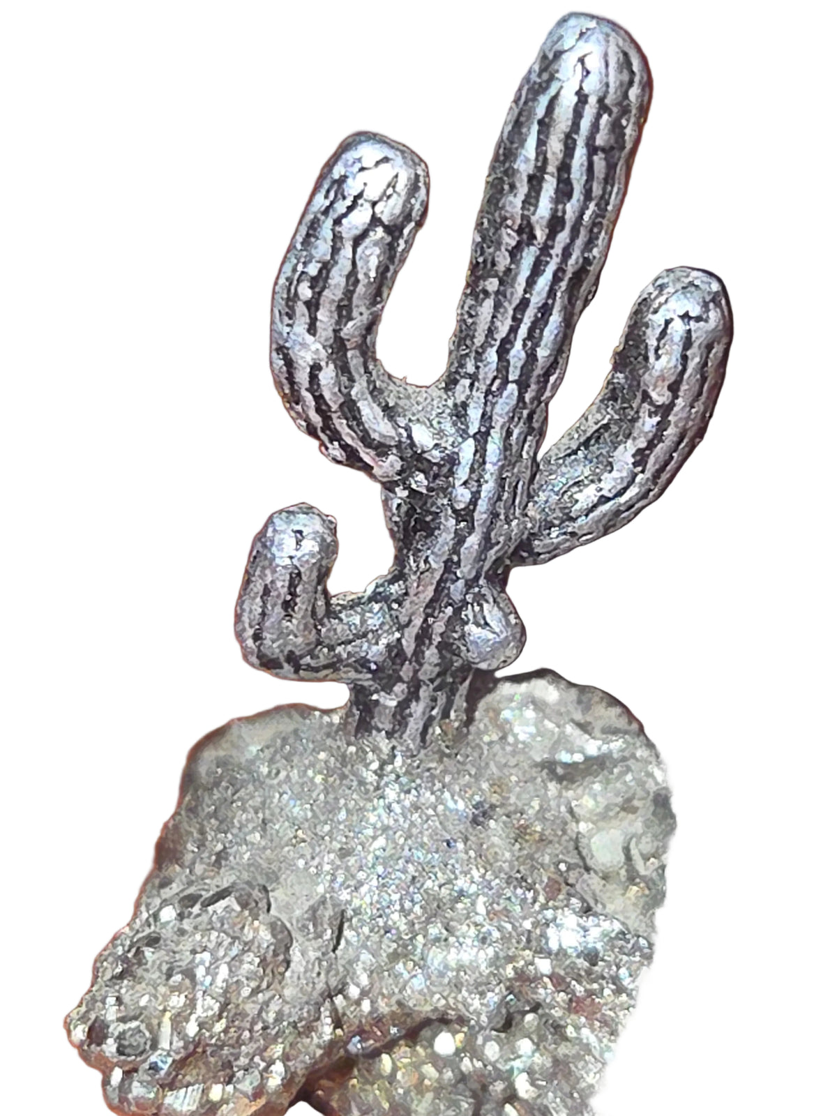 Vintage Pyrite Fool’s Gold with Cactus Tourist Souvenir