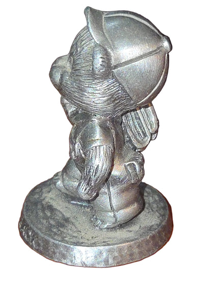 Vintage Avon Pewter Benjamin Bearington Little Bear First Day Back Summer is Over