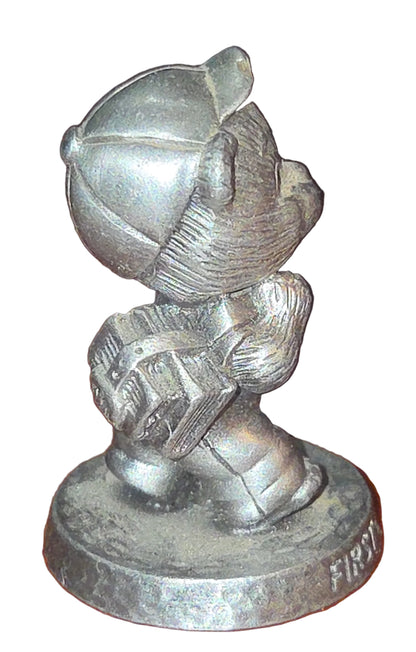 Vintage Avon Pewter Benjamin Bearington Little Bear First Day Back Summer is Over